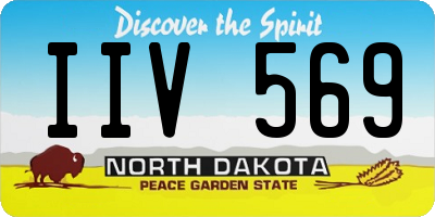 ND license plate IIV569