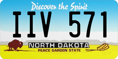 ND license plate IIV571