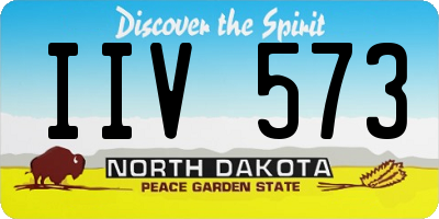ND license plate IIV573