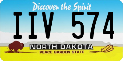 ND license plate IIV574