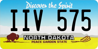 ND license plate IIV575