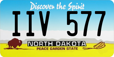 ND license plate IIV577