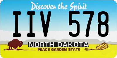 ND license plate IIV578