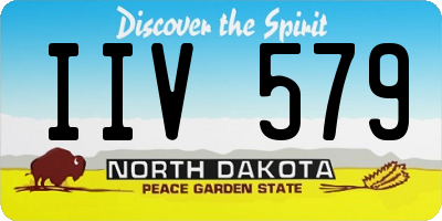 ND license plate IIV579