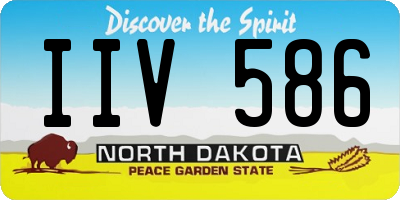 ND license plate IIV586