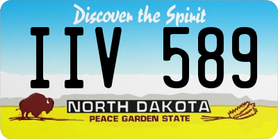ND license plate IIV589