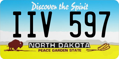 ND license plate IIV597