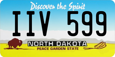 ND license plate IIV599