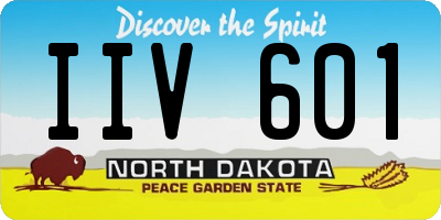 ND license plate IIV601