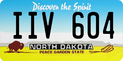 ND license plate IIV604