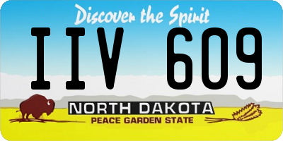 ND license plate IIV609