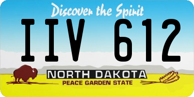 ND license plate IIV612