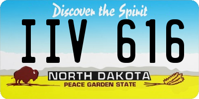 ND license plate IIV616