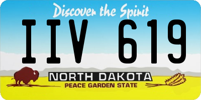 ND license plate IIV619
