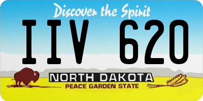 ND license plate IIV620