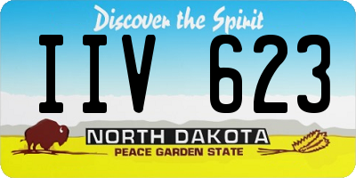 ND license plate IIV623
