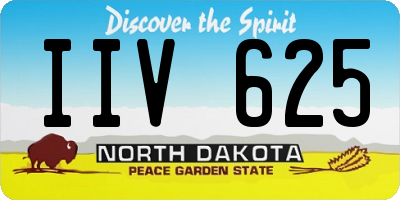 ND license plate IIV625