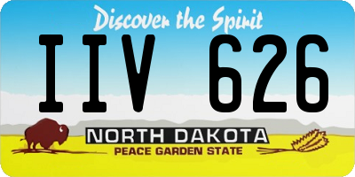 ND license plate IIV626