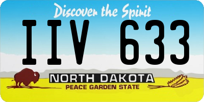 ND license plate IIV633