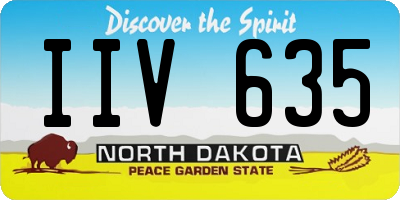 ND license plate IIV635