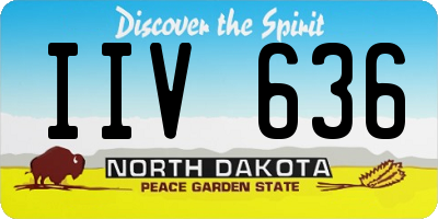 ND license plate IIV636