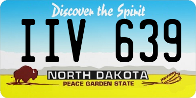 ND license plate IIV639