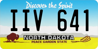ND license plate IIV641