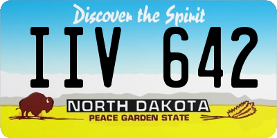 ND license plate IIV642