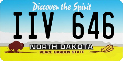 ND license plate IIV646