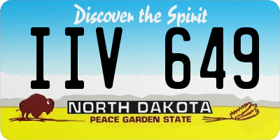 ND license plate IIV649