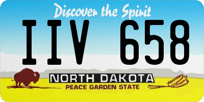 ND license plate IIV658