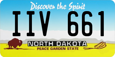 ND license plate IIV661
