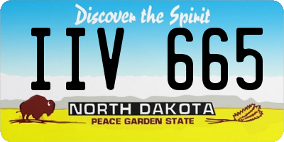 ND license plate IIV665