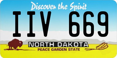 ND license plate IIV669