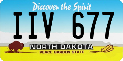 ND license plate IIV677
