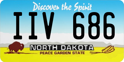 ND license plate IIV686