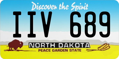 ND license plate IIV689