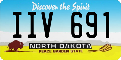 ND license plate IIV691
