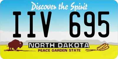 ND license plate IIV695