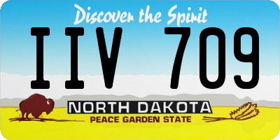 ND license plate IIV709