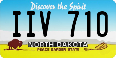 ND license plate IIV710