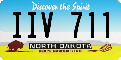 ND license plate IIV711