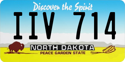 ND license plate IIV714