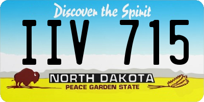 ND license plate IIV715