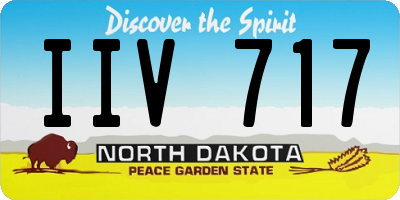 ND license plate IIV717