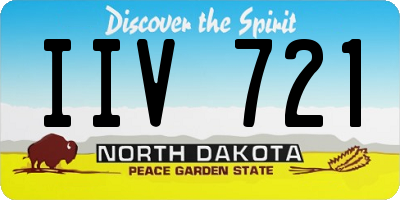 ND license plate IIV721