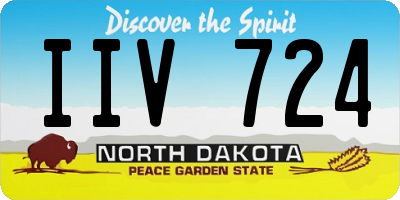 ND license plate IIV724