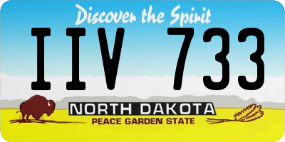 ND license plate IIV733