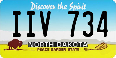ND license plate IIV734