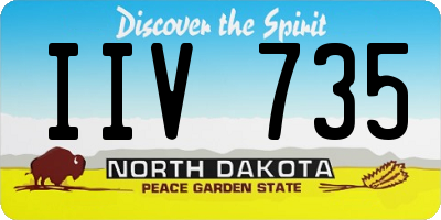 ND license plate IIV735